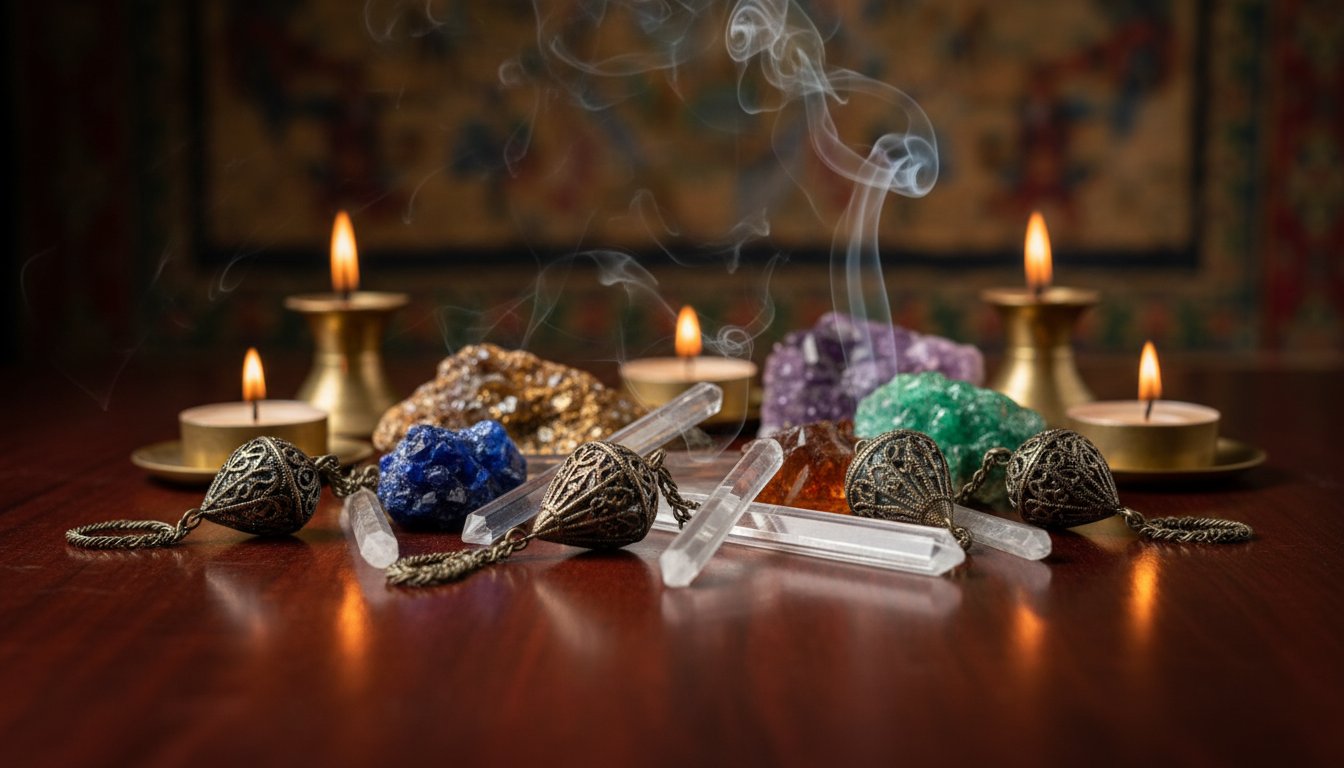 Hero Ametist- och mässingspendel